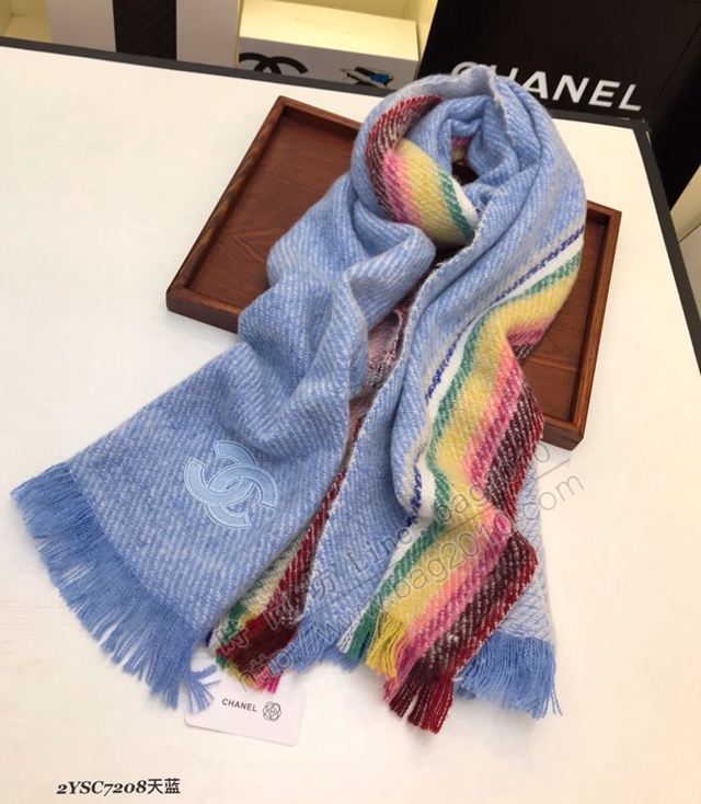 CHANEL圍巾 2019年最新款法式 香奈兒經典羊毛長巾  llwj6779